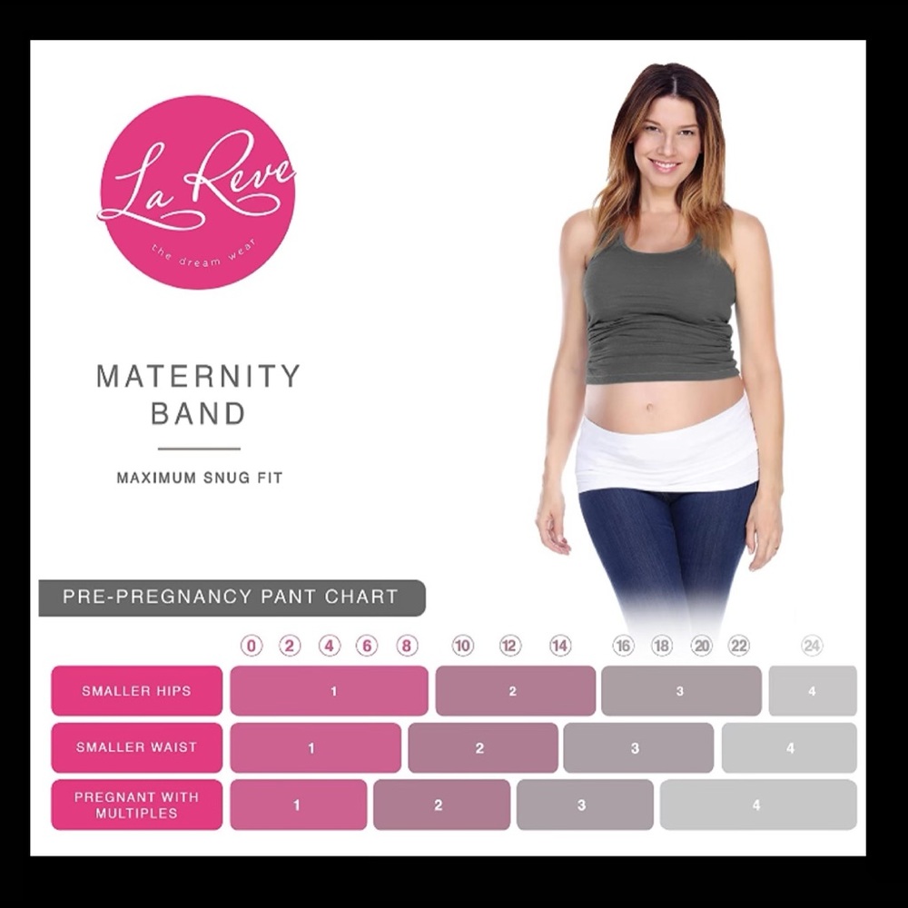 NWT La Reve Maternity Band - Picture 5 of 5